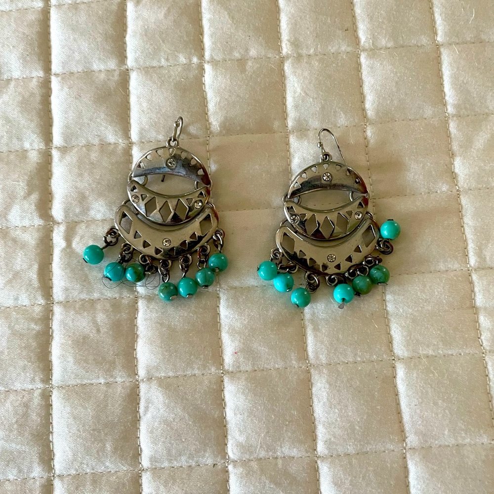 Cow girl earrings